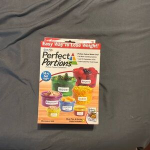 Perfect portions containers. Never opened.